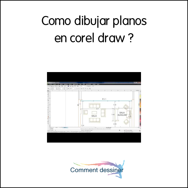 Como dibujar planos en corel draw